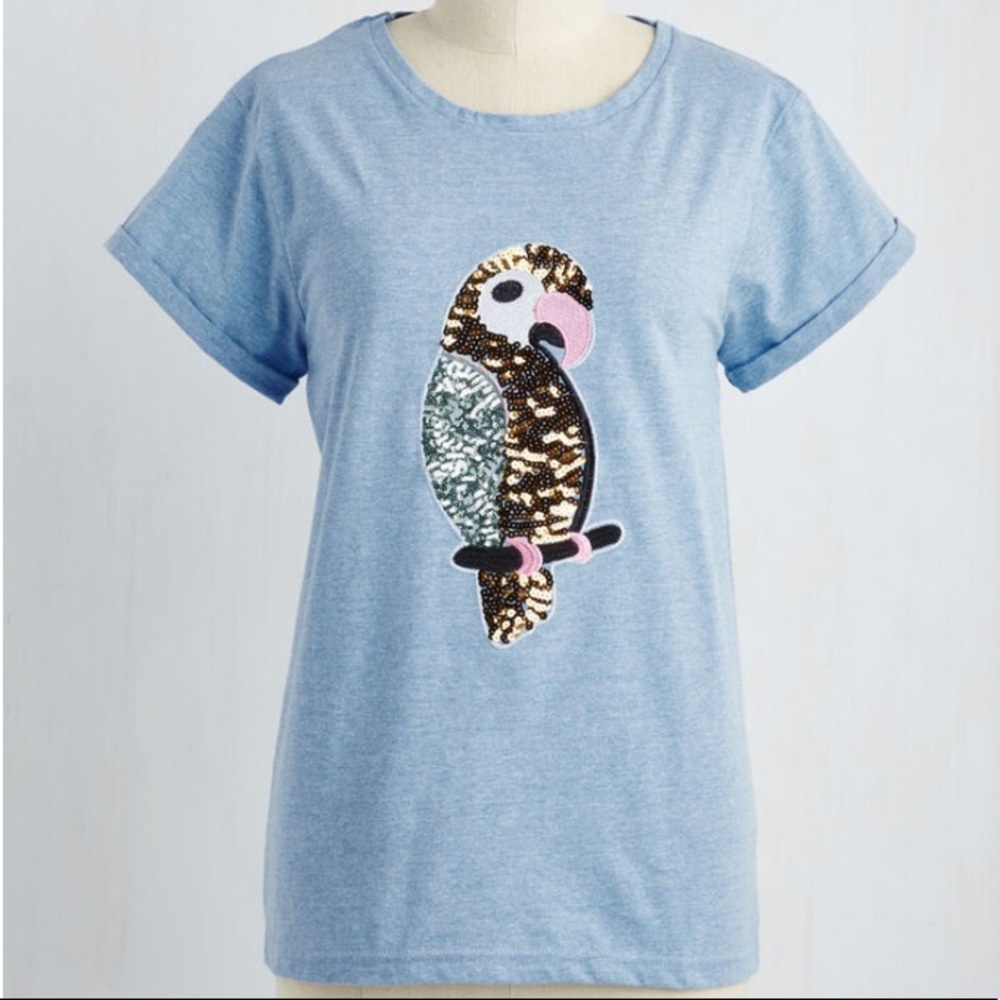 Modcloth Polly Want a Sparkle Top